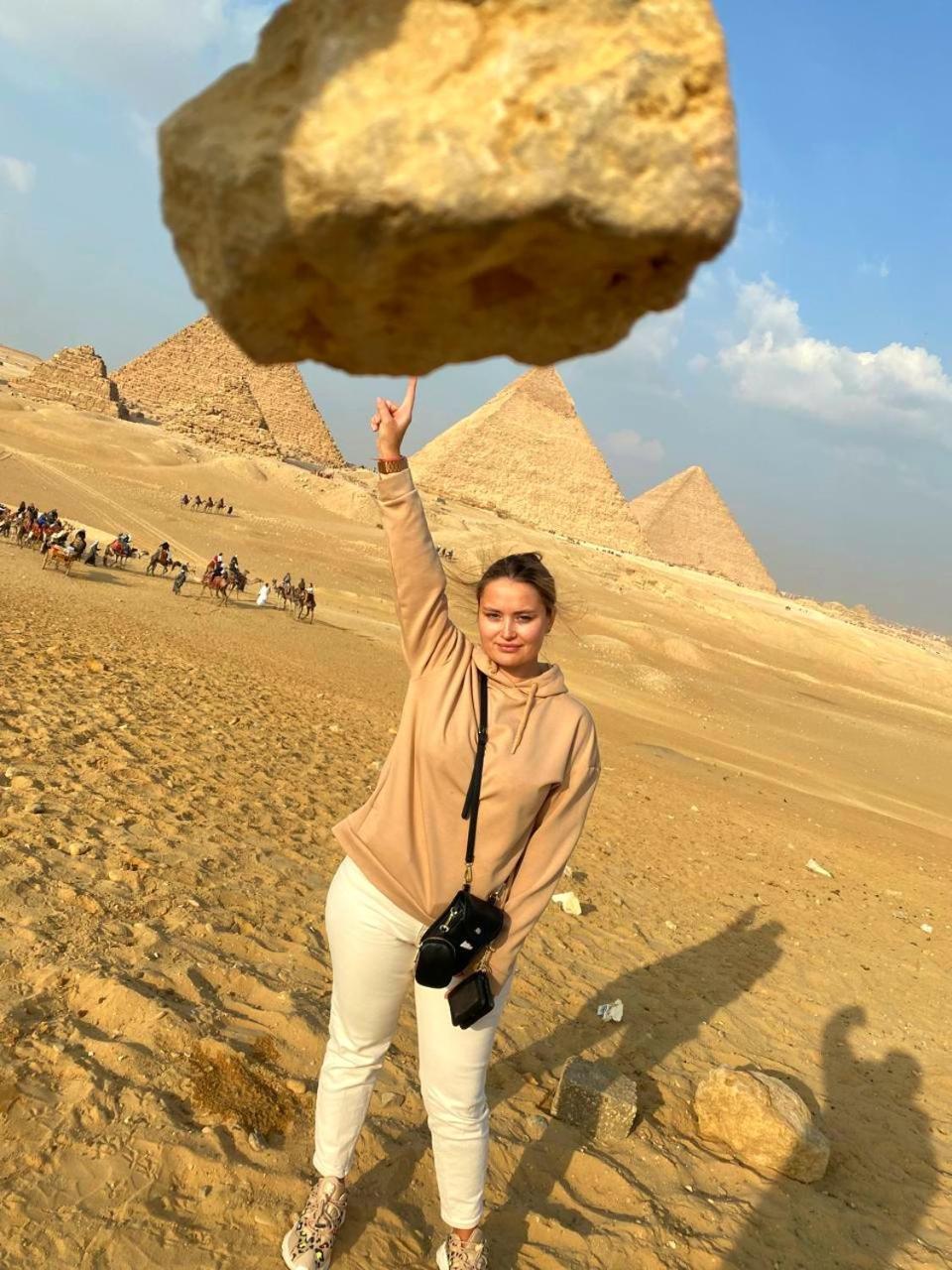 Grand Golden Pyramids View Hotel Kafret el-Gabal エクステリア 写真